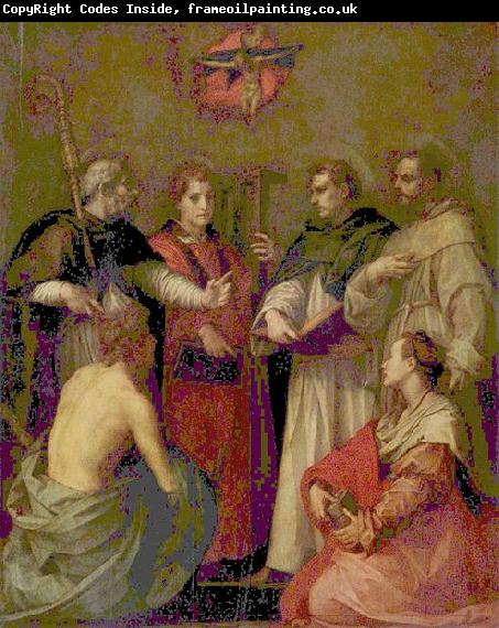 Andrea del Sarto Disput ber die Dreifaltigkeit